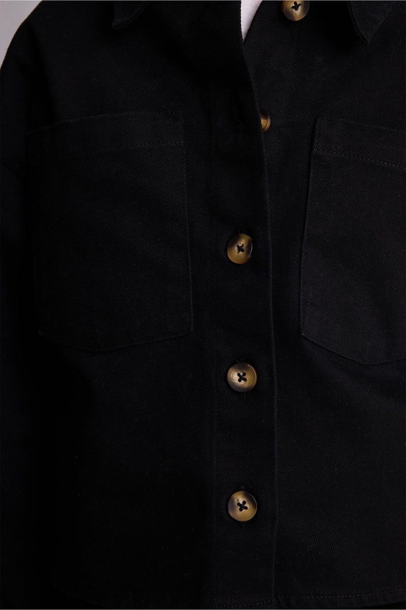 ديفاكتو قميص كم طويل جبردين - Image 4